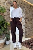 Made in Italy Oris Classic Jogger Chocolate
